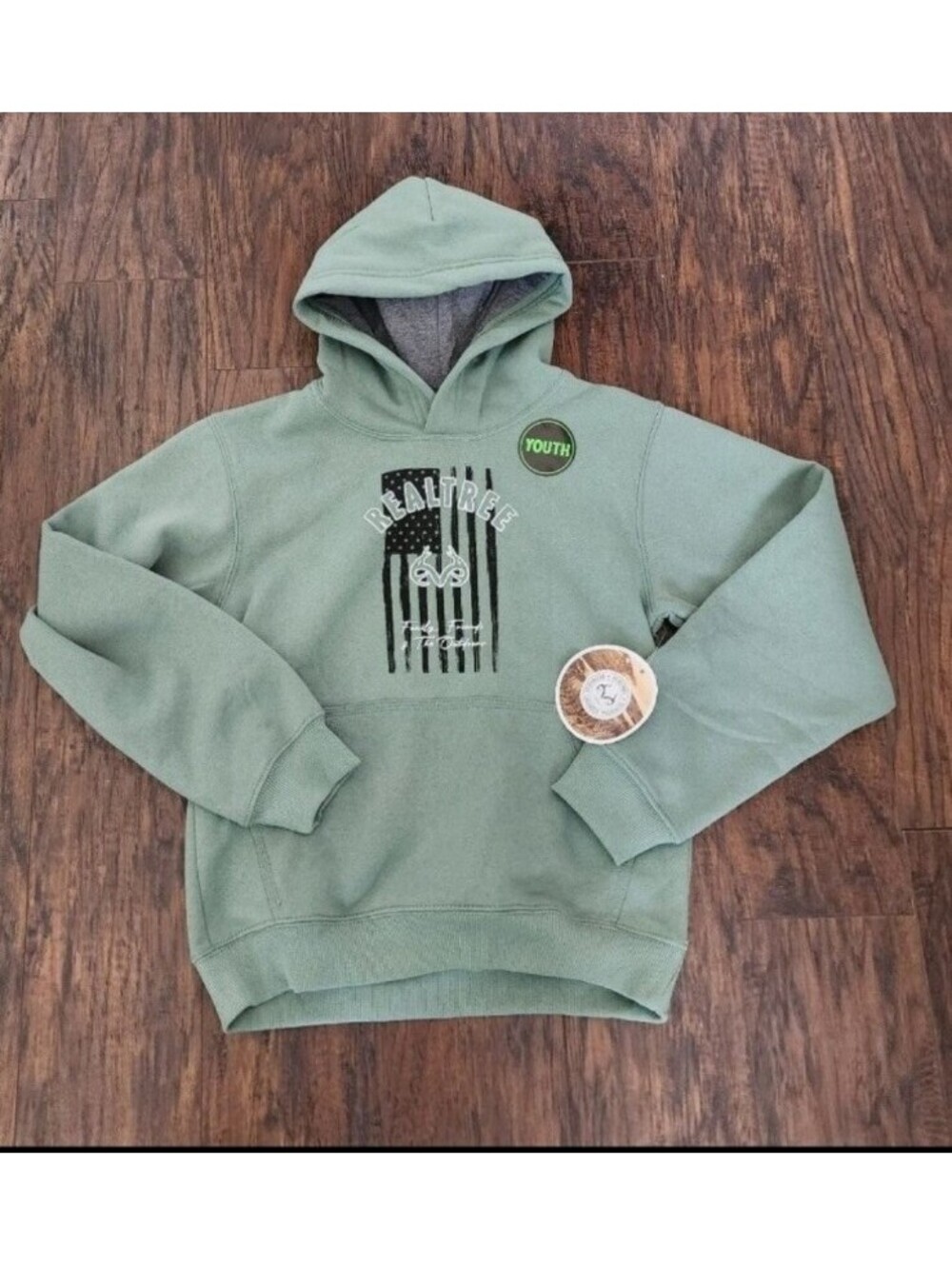 Youth Realtree American Flag Hoodie